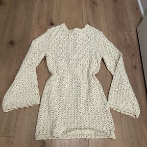 H&M Cream Knit Coverup